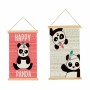 Decorazione da Parete Panda 1 x 54 x 33 cm (24 Unità)