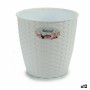 Vaso Stefanplast Bianco Plastica 19 x 17,5 x 19 cm (12 Unità)