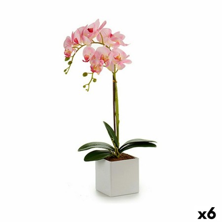 Pianta Decorativa Orchidea 18 x 47 x 14 cm Plastica (6 Unità)