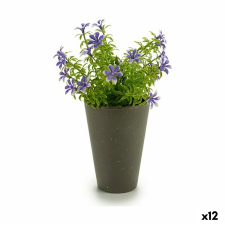 Pianta Decorativa Fiore Plastica 12 x 19 x 12 cm (12 Unità)