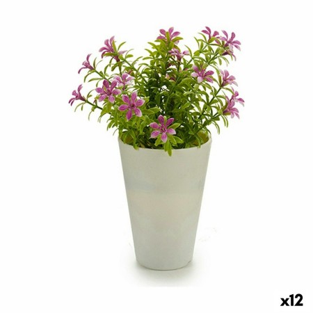 Pianta Decorativa Fiore 12 x 20 x 12 cm Plastica (12 Unità)