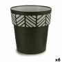 Vaso Autoirrigante Stefanplast Orfeo Antracite Plastica 29 x 29 x 29 cm (6 Unità)