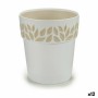 Vaso Autoirrigante Stefanplast Cloe Bianco Plastica 15 x 15 x 15 cm (12 Unità)