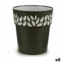 Vaso Autoirrigante Stefanplast Cloe Antracite Plastica 29 x 29 x 29 cm (6 Unità)