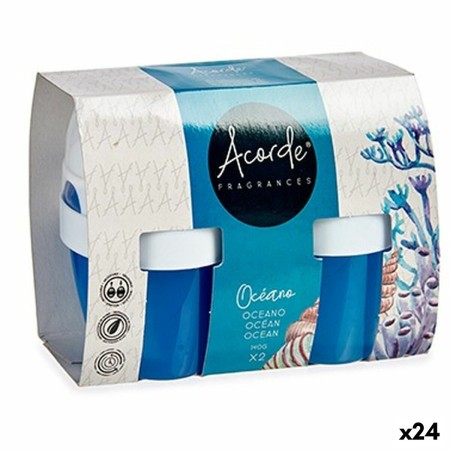 Set Deodorante per Ambienti Gel Oceano (24 Unità)