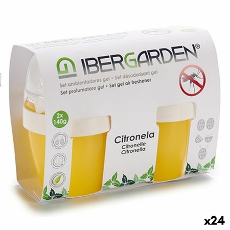 Set Deodorante per Ambienti Gel Citronella (24 Unità)