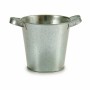 Vaso Secchio Argentato Zinco 20 x 14 x 16,2 cm (24 Unità)