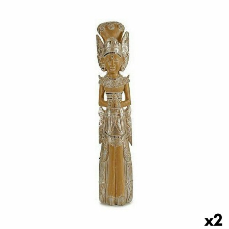 Statua Decorativa Buddha Cappello 92 cm Resina (2 Unità)