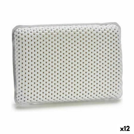 Cuscino Vasca Antiscivolo Bianco 100 % PVC 20 x 6 x 29 cm (12 Unità)