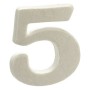 Numeri 5 Bianco polistirene 2 x 15 x 10 cm (12 Unità)