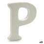 Lettera P Bianco polistirene 1 x 15 x 13,5 cm (12 Unità)