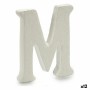 Lettera M Bianco polistirene 1 x 15 x 13,5 cm (12 Unità)