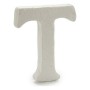 Lettera T Bianco polistirene 1 x 15 x 13,5 cm (12 Unità)