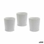 Vaso Modello Bianco Ceramica 12,3 x 12 x 12,3 cm (144 Unità)