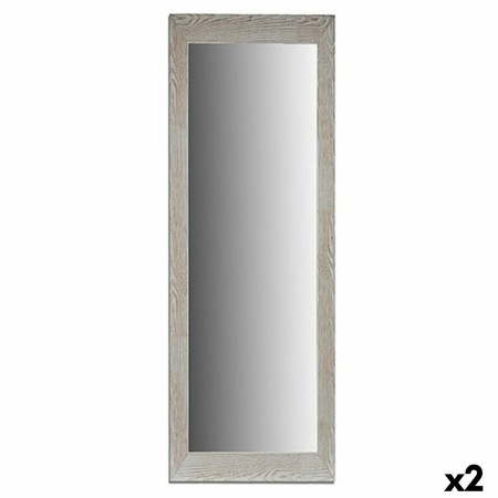 Specchio da parete Legno Bianco Vetro 53,3 x 155 x 2 cm (2 Unità)