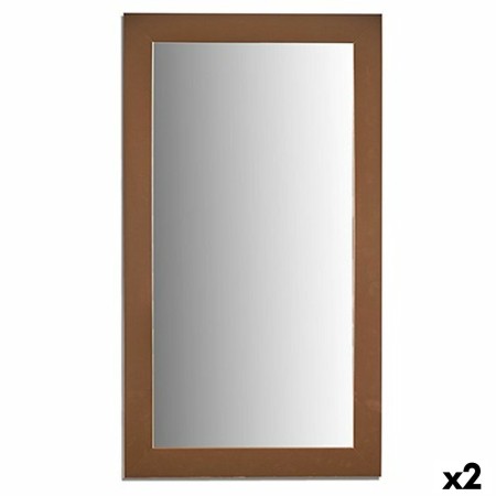 Specchio da parete Dorato Legno Vetro 64,3 x 84,5 x 1,5 cm (2 Unità)