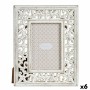 Cornice Portafoto Bianco Legno MDF 19,6 x 24,5 x 1 cm (6 Unità)