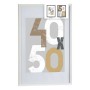 Cornice Portafoto 52,5 x 2,5 x 72,5 cm Bianco Plastica Legno MDF (6 Unità)