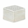 Scatola Decorativa Bianco Legno 11,5 x 8 x 11,5 cm (6 Unità)