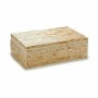 Scatola Decorativa Bianco Beige Madreperla Truciolare 15 x 7,2 x 25,2 cm (4 Unità)