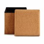 Scatola Decorativa Pieghevole Marrone Sughero Legno MDF 31 x 31 x 31 cm (4 Unità)