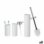 Set da Bagno Bianco Plastica (8 Unità)