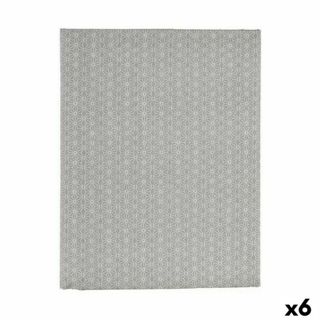 Tovaglia Tela Antimacchia Stella 140 x 180 cm Grigio (6 Unità)