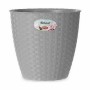 Vaso Stefanplast Grigio Plastica 19 x 17,5 x 19 cm (12 Unità)