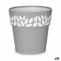 Vaso Autoirrigante Stefanplast Cloe Grigio Plastica 19 x 19 x 19 cm (12 Unità)