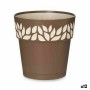 Vaso Autoirrigante Stefanplast Cloe Marrone Plastica 19 x 19 x 19 cm (12 Unità)