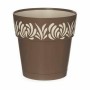 Vaso Autoirrigante Stefanplast Gaia Marrone Plastica 15 x 15 x 15 cm (12 Unità)