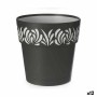 Vaso Autoirrigante Stefanplast Gaia Antracite Plastica 19 x 19 x 19 cm (12 Unità)