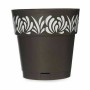 Vaso Autoirrigante Stefanplast Gaia Antracite Plastica 25 x 25 x 25 cm (6 Unità)