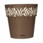 Vaso Autoirrigante Stefanplast Gaia Marrone Plastica 25 x 25 x 25 cm (6 Unità)