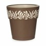 Vaso Autoirrigante Stefanplast Gaia Marrone Plastica 25 x 25 x 25 cm (6 Unità)