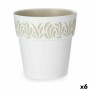 Vaso Autoirrigante Stefanplast Gaia Bianco Plastica 29 x 29 x 29 cm (6 Unità)