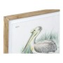 Quadro DKD Home Decor Pelican Uccello (2 Unità) (60 x 2 x 60 cm)