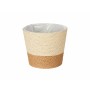 Vaso Marrone Corda Plastica 19,5 x 17,5 x 19,5 cm (24 Unità)