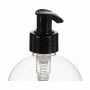 Dispenser di Sapone Nero Trasparente Plastica 500 ml (12 Unità)