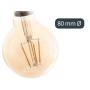 Lampadina LED E27 Vintage Trasparente 4 W 8 x 12 x 8 cm (12 Unità)