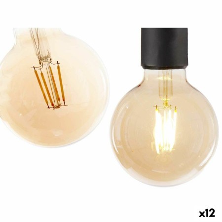 Lampadina LED Vintage E27 Trasparente 4 W 9,5 x 14 x 9,5 cm (12 Unità)