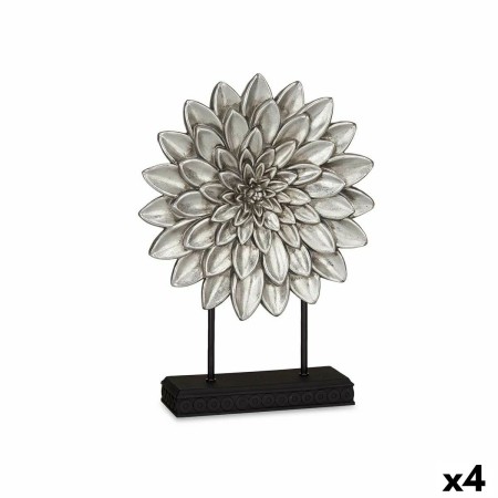 Statua Decorativa Mandala Argentato 29 x 39 x 10 cm (4 Unità)