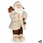 Babbo Natale Bianco Marrone Plastica 22 x 62 x 28 cm (2 Unità)