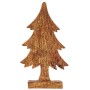 Statua Decorativa Albero di Natale Dorato Legno 5 x 31 x 15,5 cm (6 Unità)