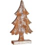 Statua Decorativa Albero di Natale Argentato Legno 5 x 39 x 21 cm (6 Unità)