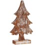 Statua Decorativa Albero di Natale Argentato Legno 5 x 31 x 15 cm (6 Unità)