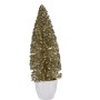 Statua Decorativa Albero di Natale Bronce Dorato Plastica 10 x 33 x 10 cm (6 Unità)