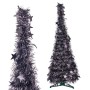 Albero di Natale Antracite Tinsel 38 x 38 x 105 cm (6 Unità)