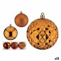 Set di palline di Natale Arancio PVC Ø 8 cm (12 Unità)