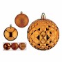 Set di palline di Natale Arancio PVC Ø 8 cm (12 Unità)